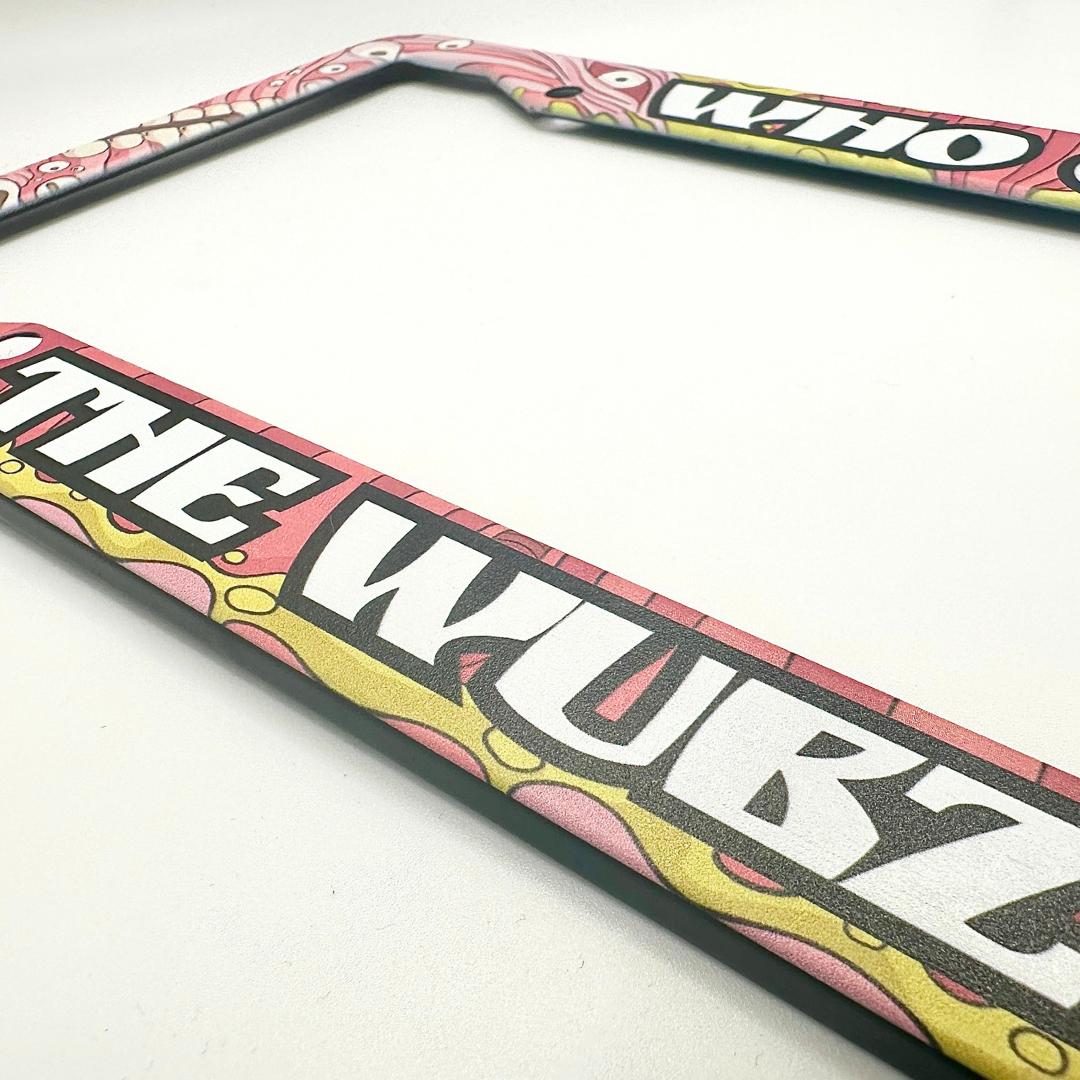 WUBZ License Plate Cover