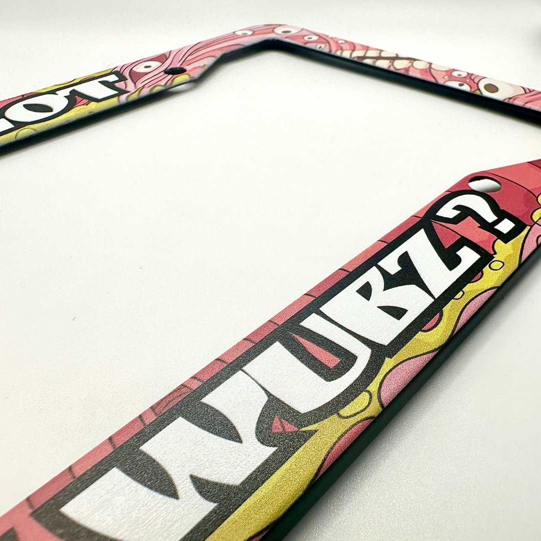 WUBZ License Plate Cover