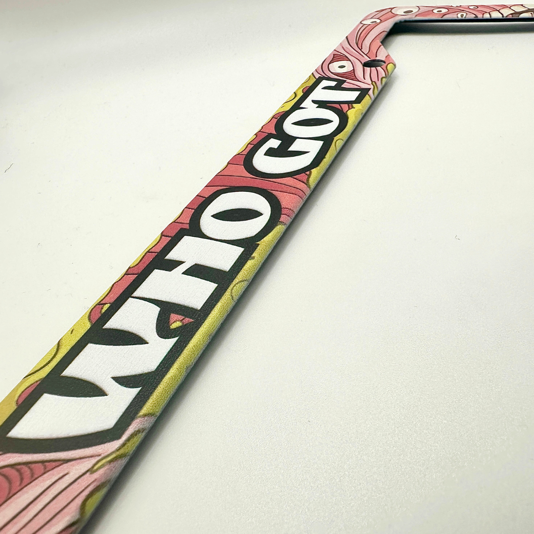 WUBZ License Plate Cover