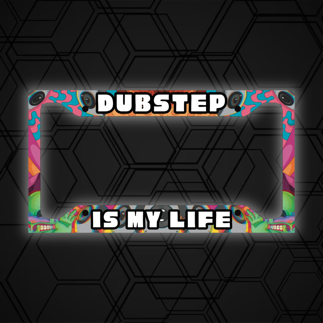 DUBSTEP License Plate Cover
