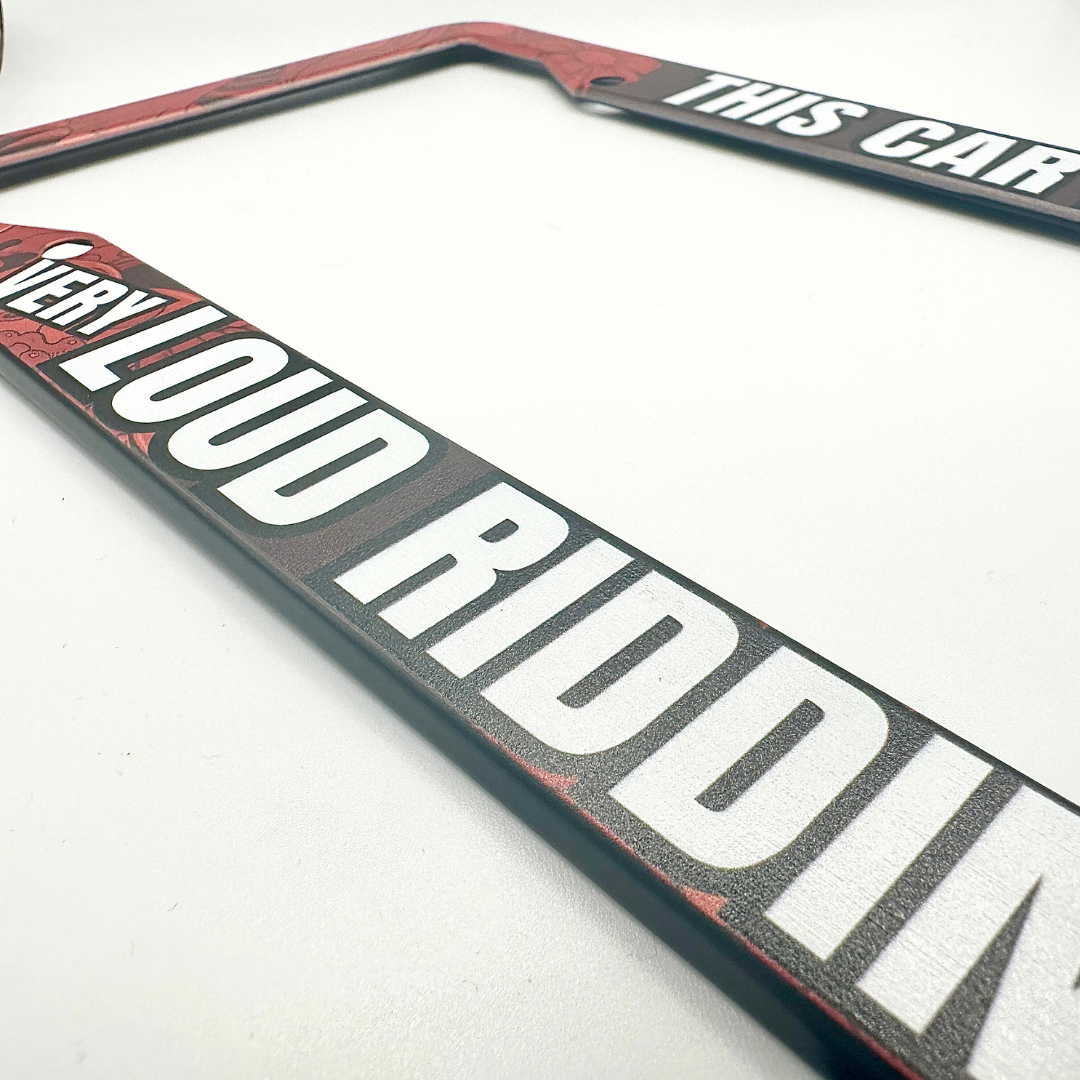 RIDDIM License Plate Cover