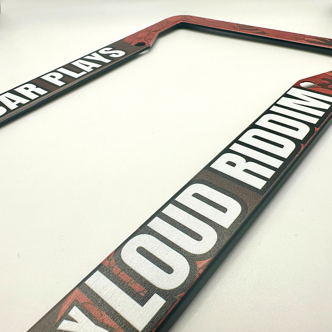 RIDDIM License Plate Cover