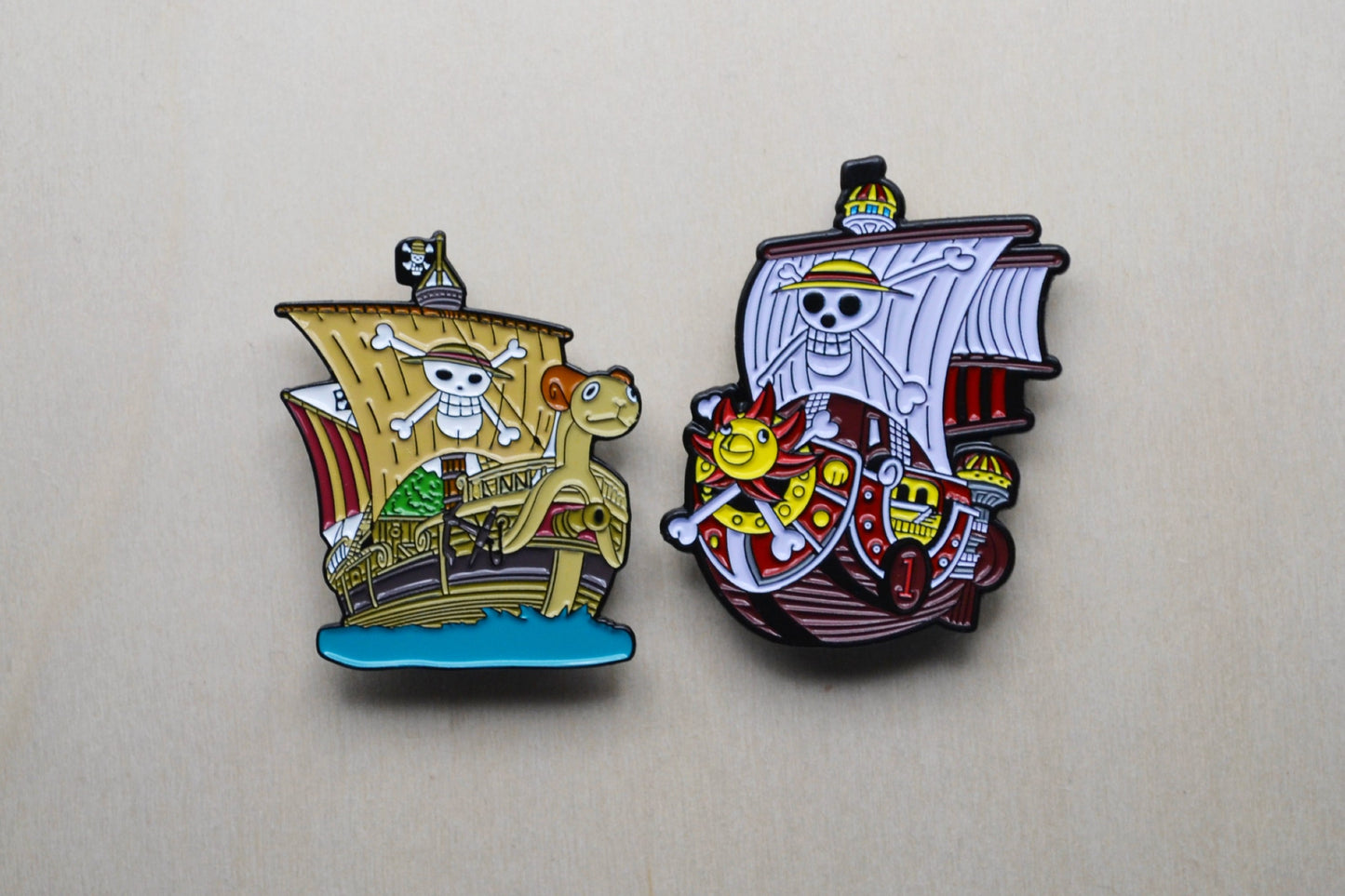 Thousand Sunny & Going Merry Pins