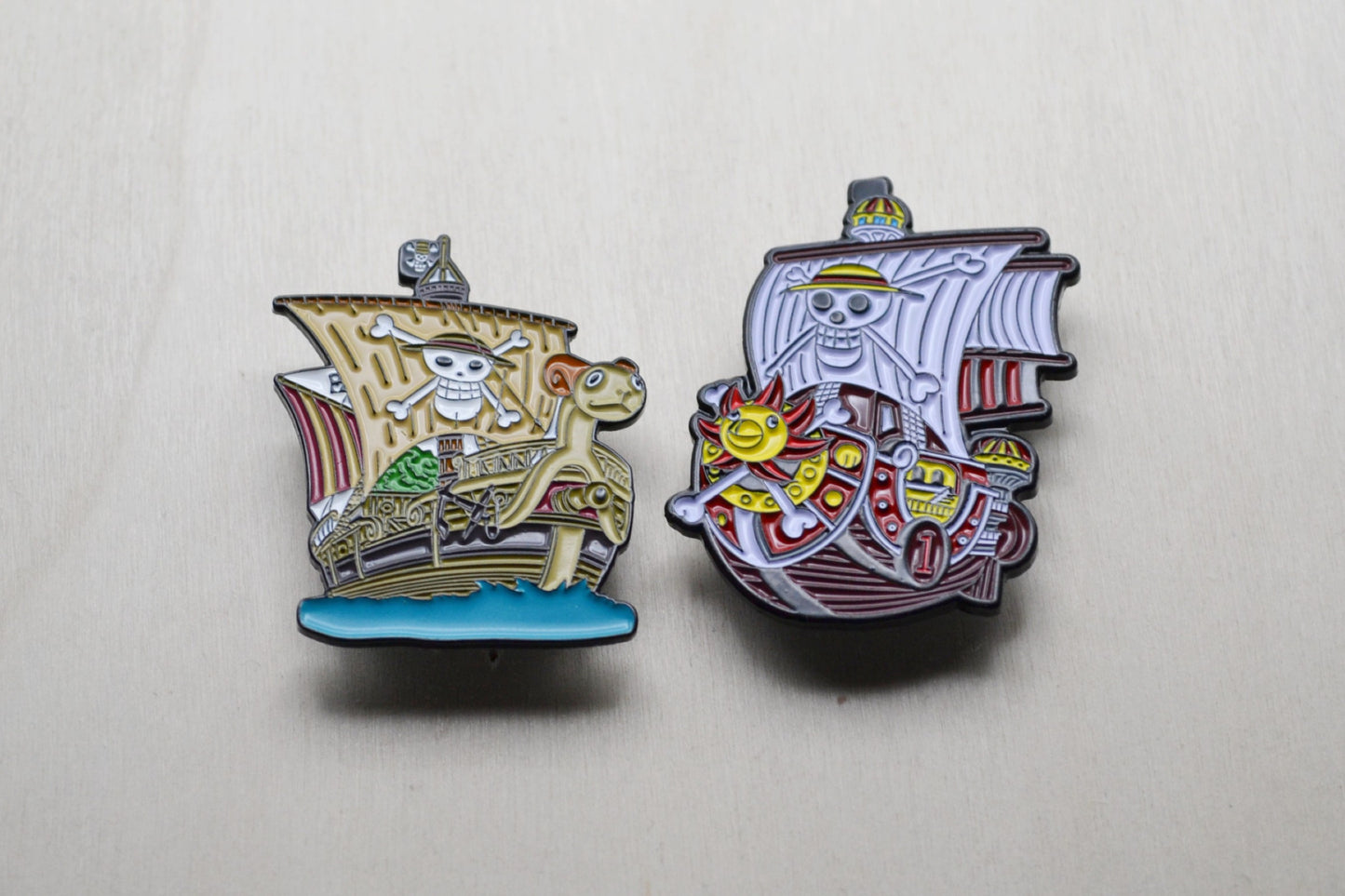 Thousand Sunny & Going Merry Pins
