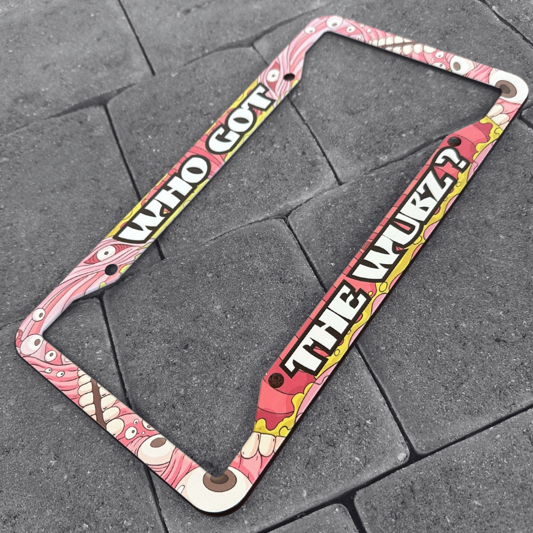 WUBZ License Plate Cover