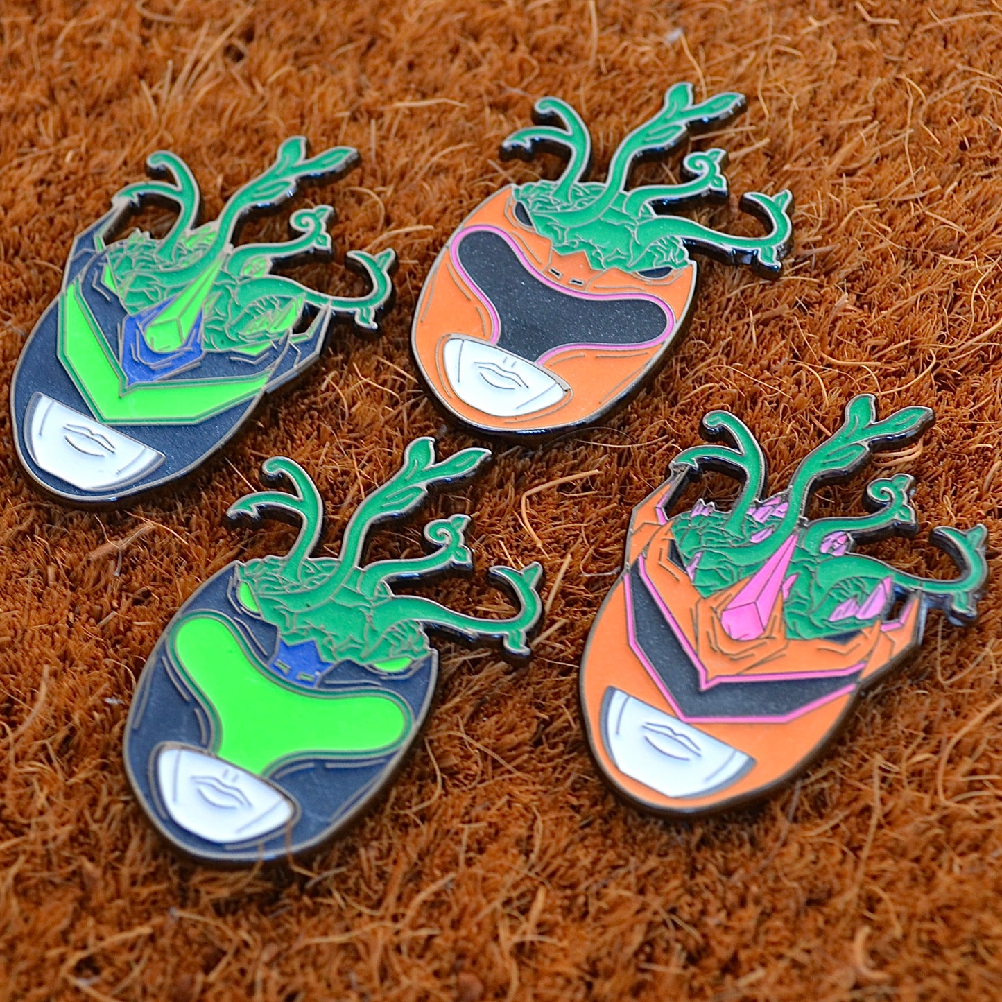 Wobble Rangers Pins