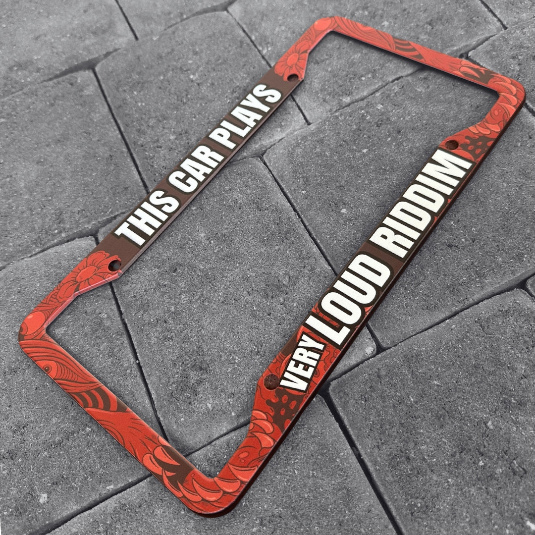 RIDDIM License Plate Cover