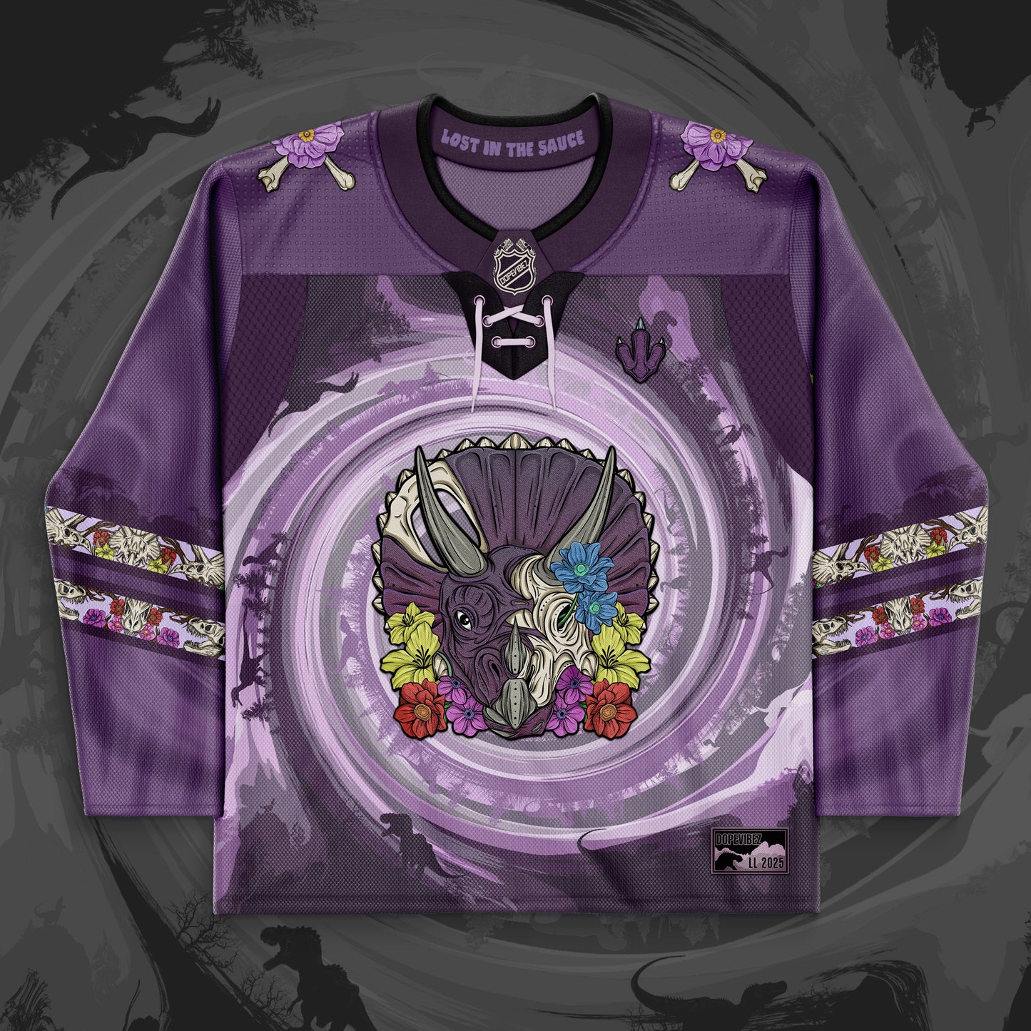 🌺🌼🌸 2/2 The JURASSIC Hockey Jersey [LE 35]