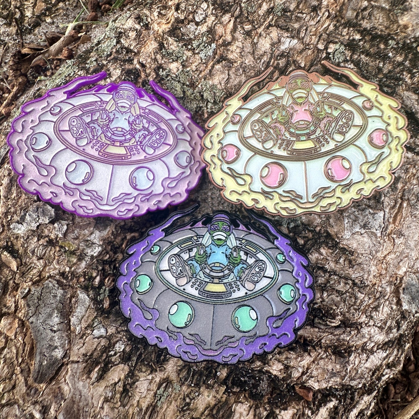 DopeVibez Spaceship Pins