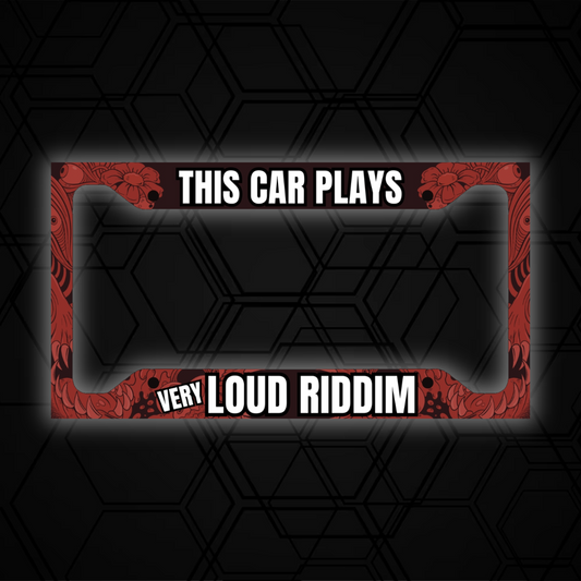 RIDDIM License Plate Cover