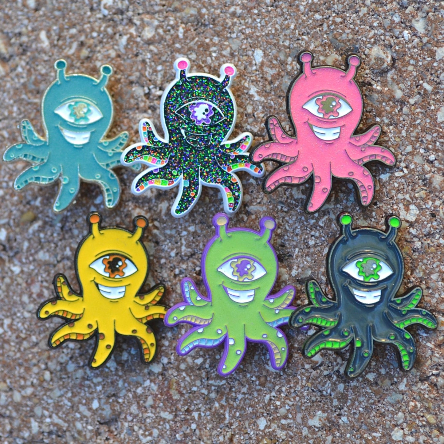 Tentaclops Pins