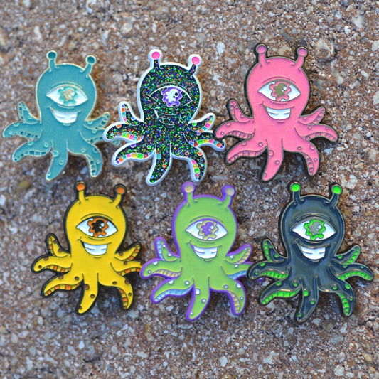 Tentaclops Pins