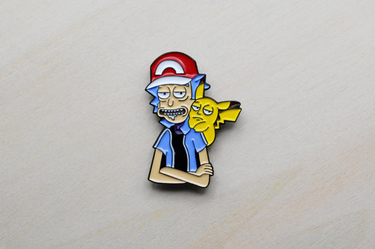 AshRick & PikaMorty Pin