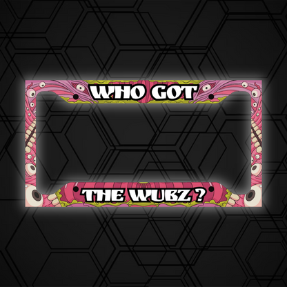 WUBZ License Plate Cover
