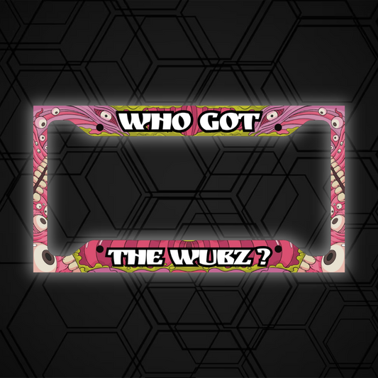 WUBZ License Plate Cover