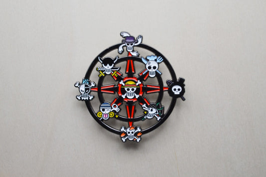 One Piece Compass Pin