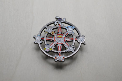 One Piece Compass Pin