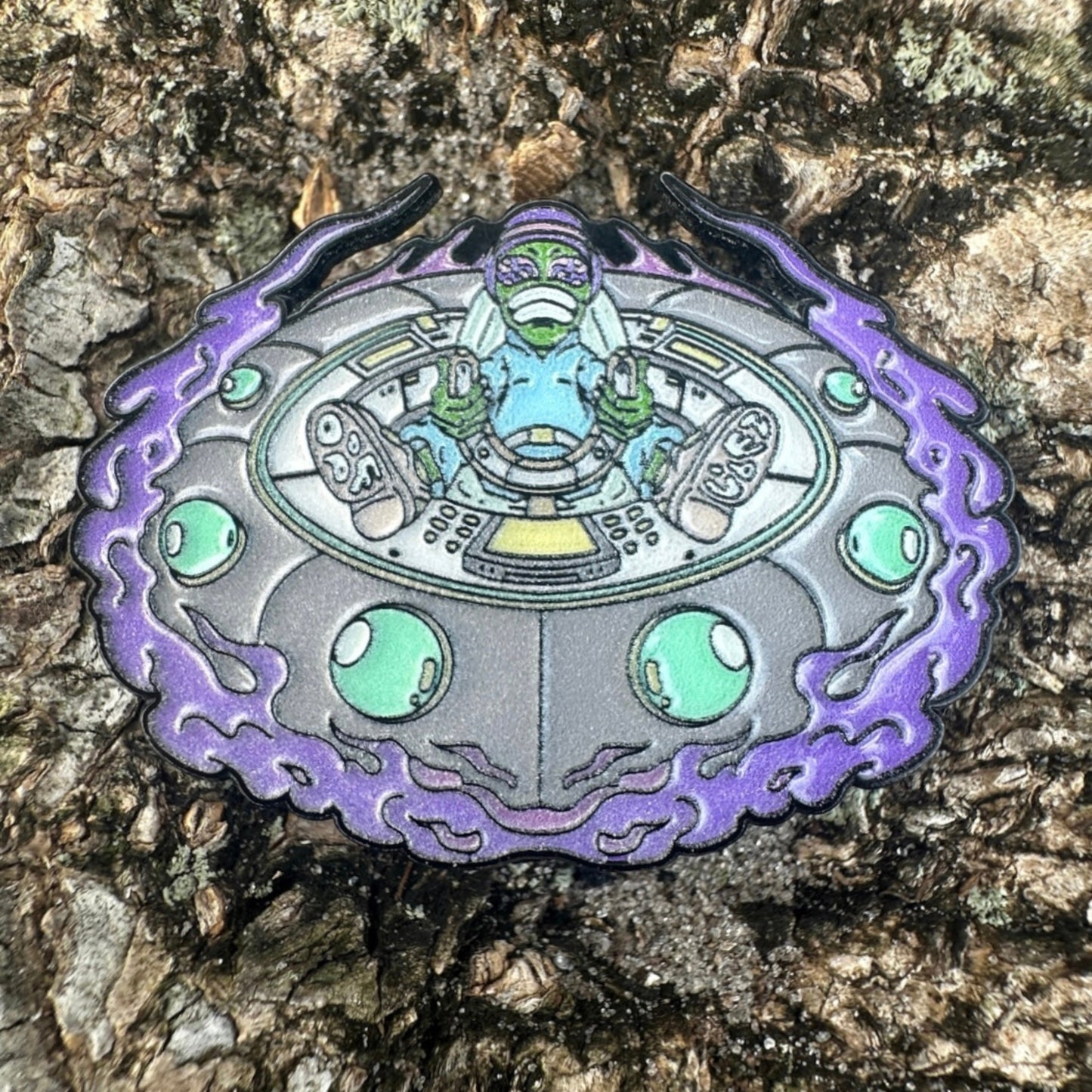 DopeVibez Spaceship Pins