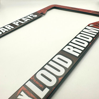 RIDDIM License Plate Cover