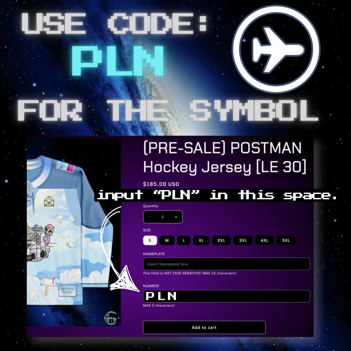 (PRE-SALE) POSTMAN Hockey Jersey [LE 30]