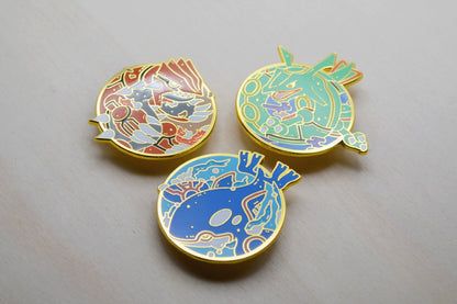 Weather Trio Pins