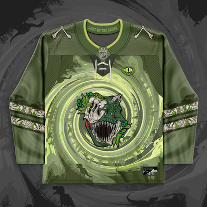 🦴🪨🦖 1/2 The JURASSIC Hockey Jersey [LE 35]