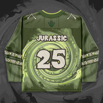 🦴🪨🦖 1/2 The JURASSIC Hockey Jersey [LE 35]