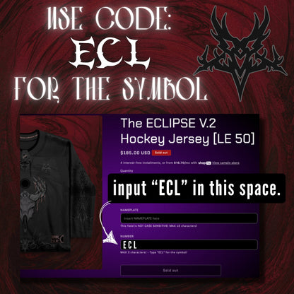 [LE 50] ECLIPSE V.2 Hockey Jersey [PRE-SALE]